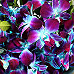 Gleaming Love Purple Orchids Bouquet