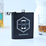 Personalised Hip Flask for Super Dad