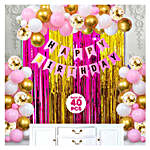 Gorgeous Pink Birthday DIY Decoration Kit