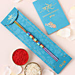 Sneh Colourful Beads Rakhi with Magic Pen Set