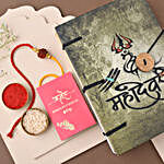 Sneh Devotional Rudraksha Rakhi & Mahadev Notebook