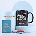 Sneh Beads Mauli Rakhi & Personalised Name Mug