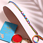 Sneh 23 Kid Designer Beads Rakhi Combo With Magic Colours