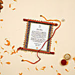 Kundan Bhaiya Bhabhi Rakhi & Shimmering Hamper