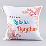 Sneh Rudraksha Rakhi & Raksha Bandhan Cushion