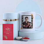 Sneh Rudraksha Rakhi N Personalised Photo Mug