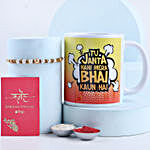 Sneh Ethnic Pearl Rakhi & Quirky Bhai Mug
