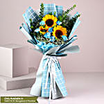 Hello Sunshine 3 Sunflowers Bouquet