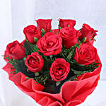 Red Roses with Cake Eggless Standard