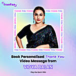 Personalised Video Message from Vidya Balan