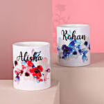 Personalised Name Couple Mugs Hand Delivery