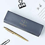 Parker Classic Stainless Steel Personalised Gold Ball Pen