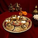Opulent Design Diwali Pooja Thali Gift Set