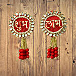 Red Shubh Labh Wall Hanging