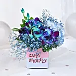 Artistic Floral Greetings For Birthday
