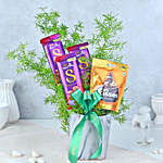 Festive Sweets & Greens Gift Basket
