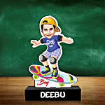 Personalised Skater Boy Caricature
