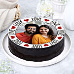 Love Special Chocolate Photo Cake- 1Kg