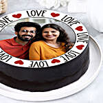 Love Special Chocolate Photo Cake- 2Kg