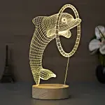 Dolphin Shadow Night Lamp