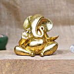 Personalised Tabletop & Gold Touch Ganesha Idol