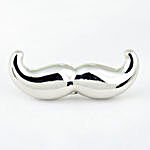 Peluche Moustache Cufflink & Lapel Pin Set