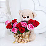 Rosy Cuddles Wish Basket