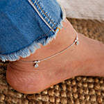 Dainty Charms 925 Silver Anklet