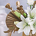 Elegant White Lily Serenity Bouquet