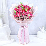 Pretty In Pink Elegant Floral Bouquet