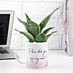 Sansevieria Gift Mug For Mom