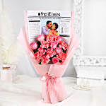 Worlds Best Mom Carnation Bouquet
