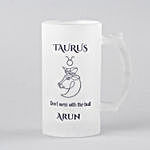 Personalised Beer Mug For Taurus Friend