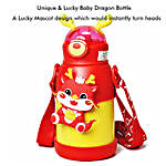 Lucky Dragon Water Bottle- Orange
