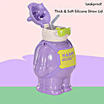 Teddy Water Bottle For Kids- Purple