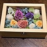 Alluring Preserved Mixed Flowers Box