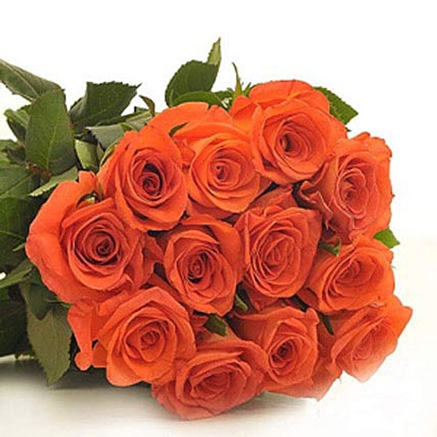 12 Orange Roses UAE