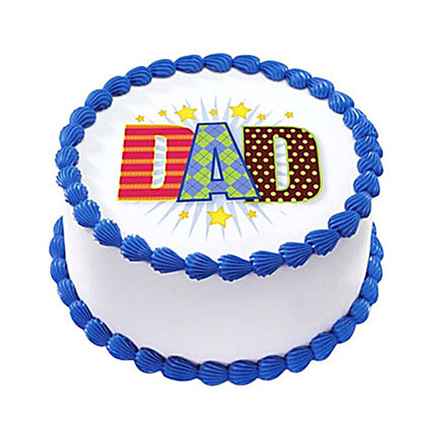 1kg Photo Cake Fathers Day
