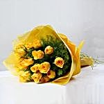 Mellow Yellow Rose Bouquet
