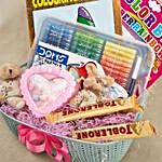 Colors and Chocolates Hamper For Kids