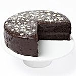 Chocolate Star Fudge Cake