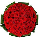 Mass Of Fifty Red Roses