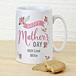 Personalised Floral Bouquet Mother'S Day Slim Mug
