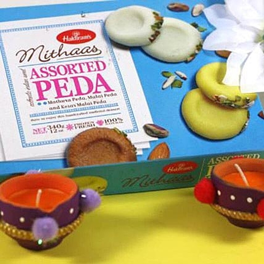 Diwali with Assorted Peda