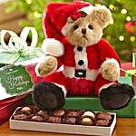 Santa Bear with Chocolates