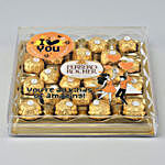 Love You Printed Ferrero Rocher Box