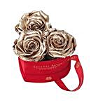 Chelsea Preserved Roses Red Velvet Gift Box