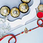 Ethereal Ganesha Harmony Rakhi N Ferrero Delight