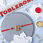 Intricate Trishul Rakhi N Toblerone Delight