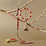 Sneh Designer Red Bhaiya Bhabhi Rakhis